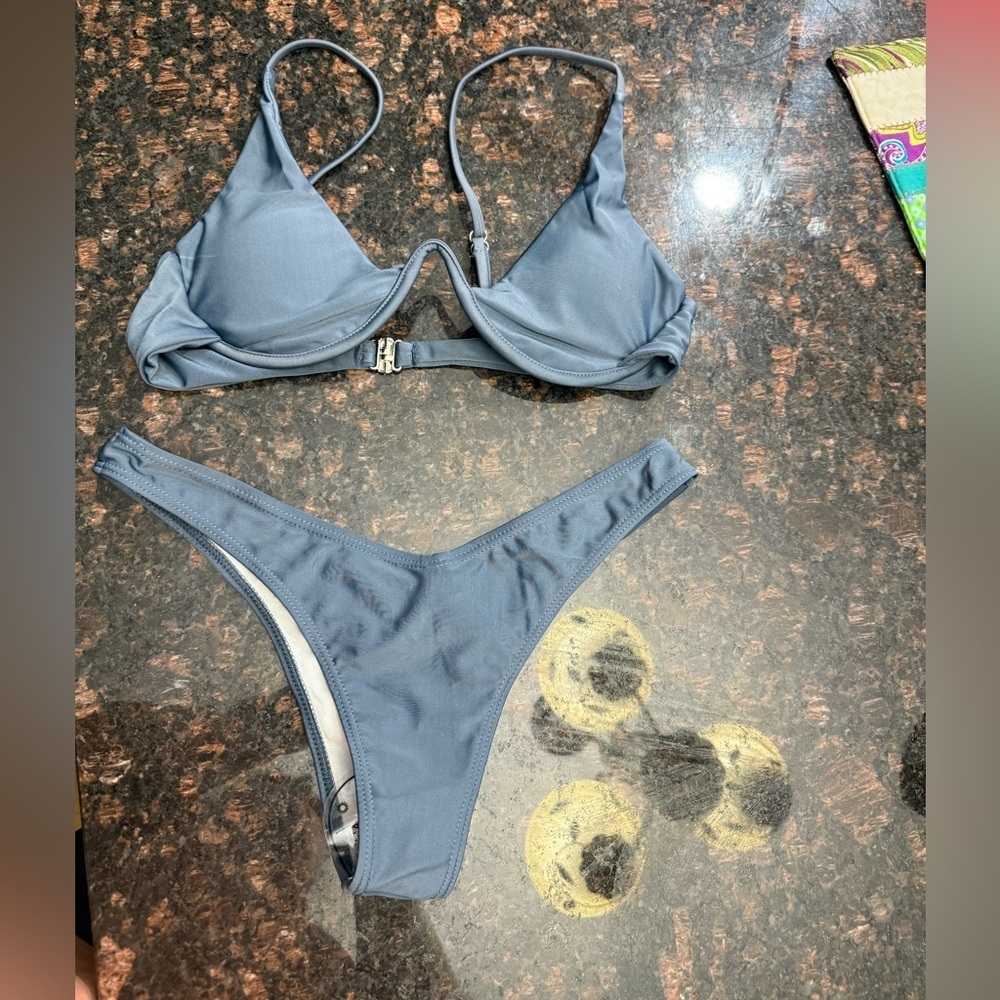 Women's Blue/Gray Bikini Set - NWOT